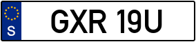Truck License Plate